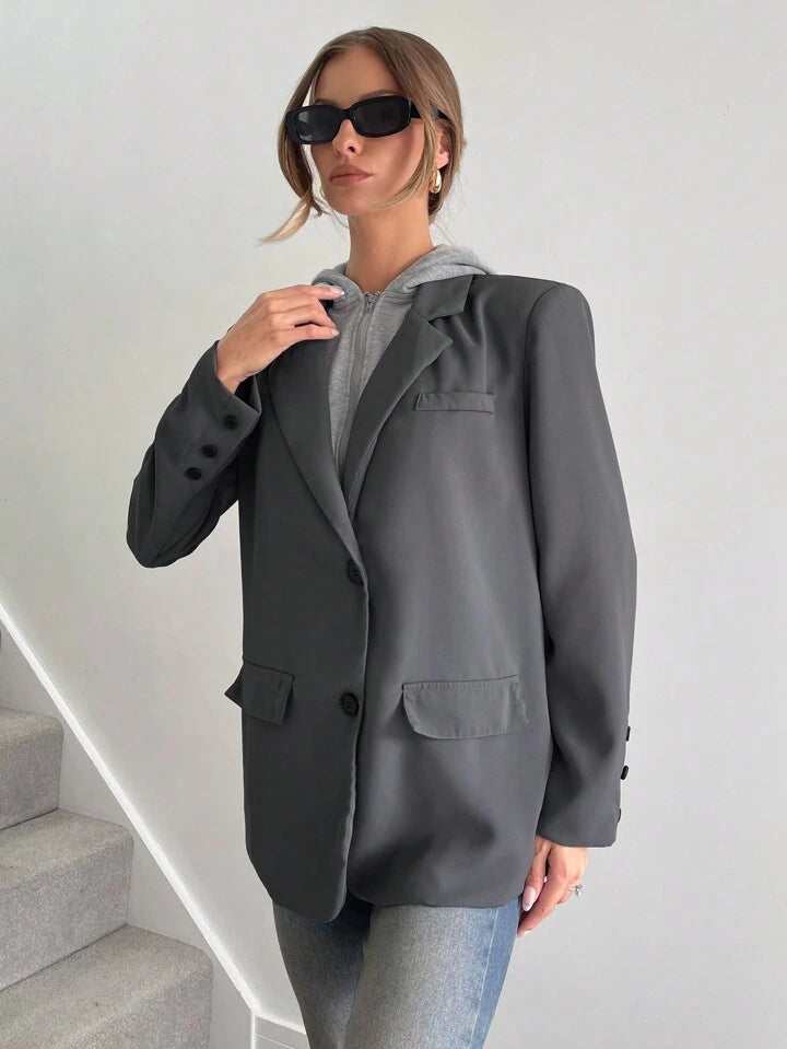 BLAZER CON CAPPUCCIO E ZIP