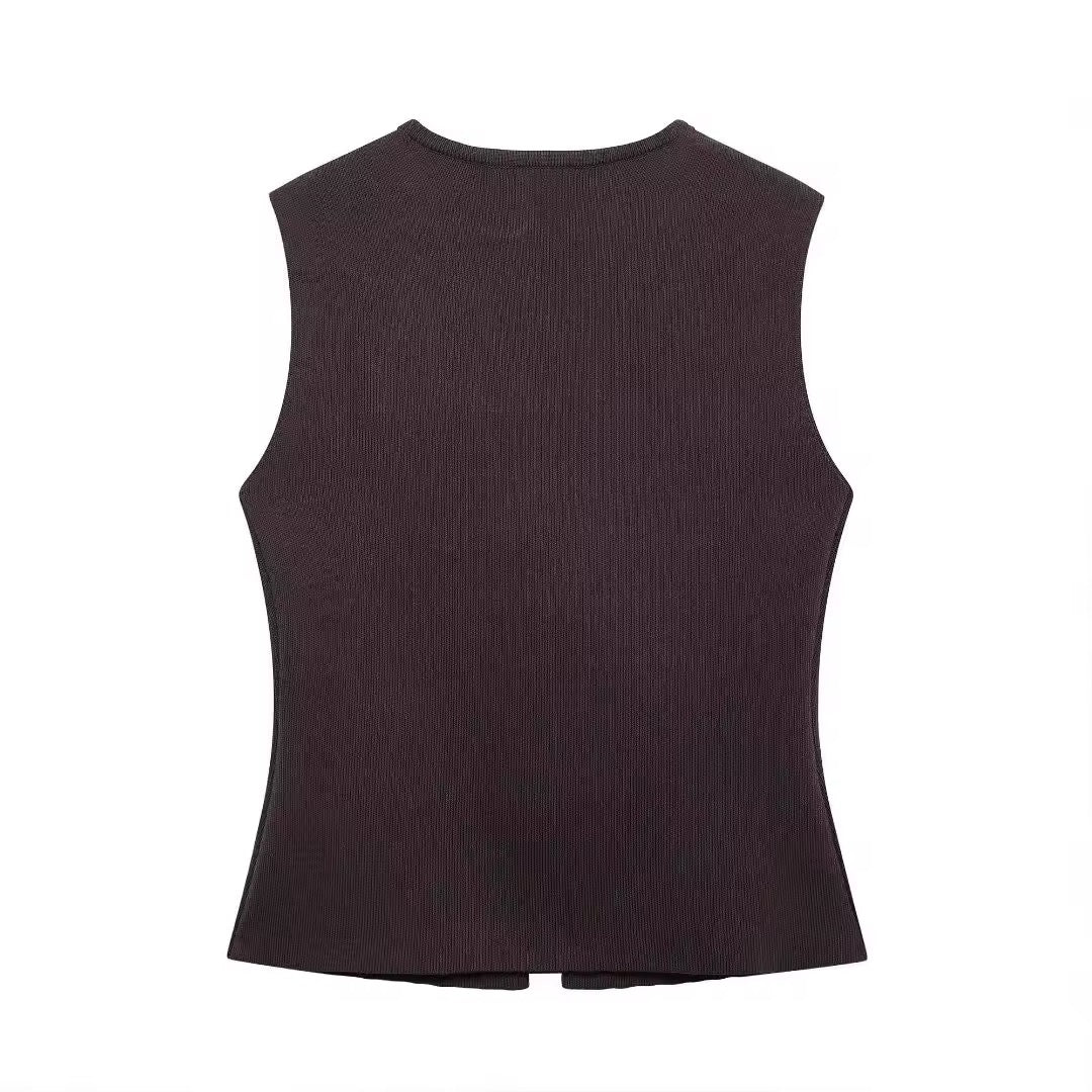 COMPLETO GONNA PLISSETTATA E GILET