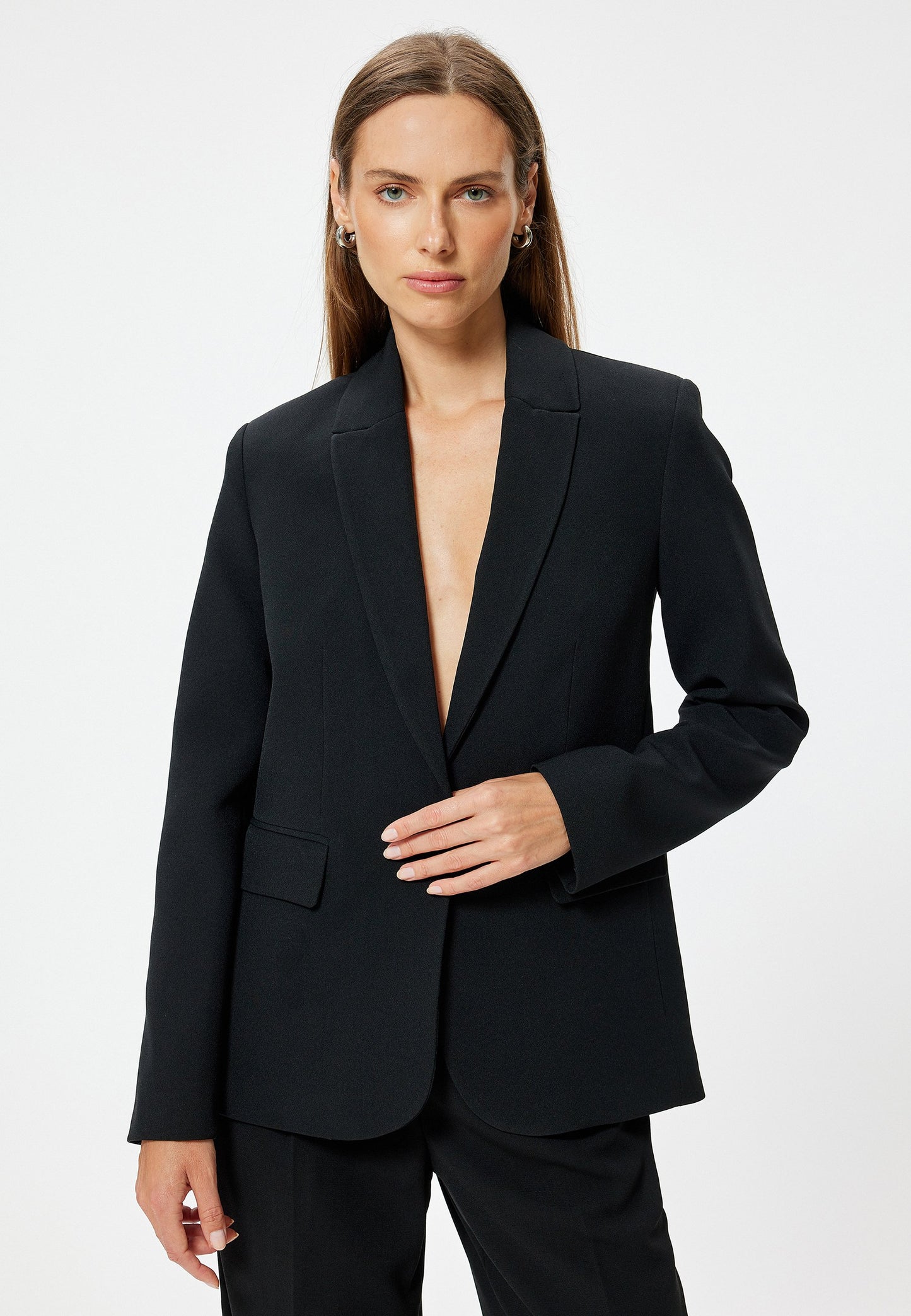 BLAZER AJUSTÉ DOUBLE BOUTONNAGE