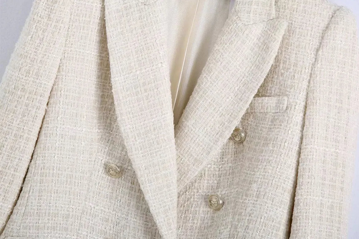 Blazer en maille • Femme