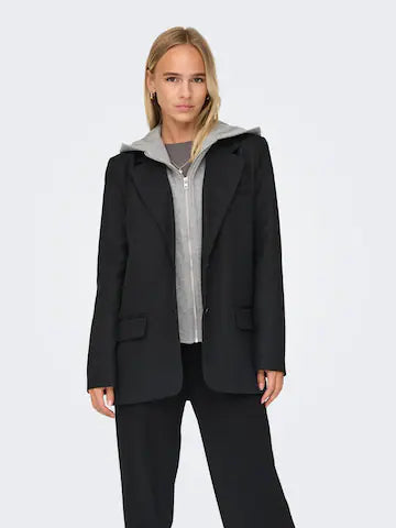 BLAZER À CAPUCHE ZIPPÉ