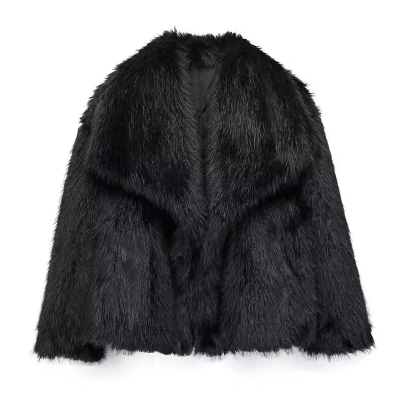 VESTE EFFET FOURRURE