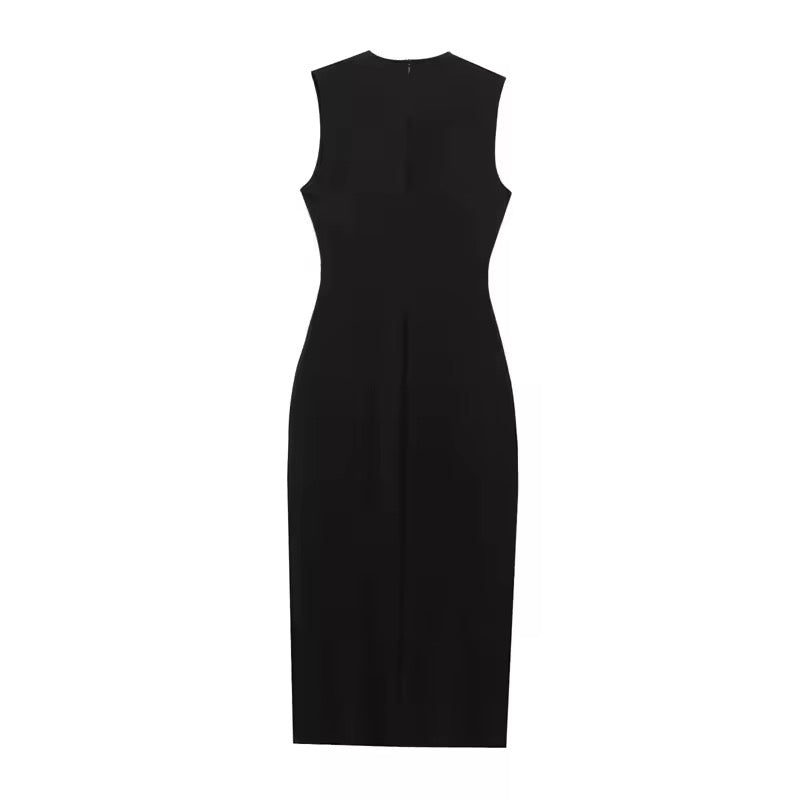 ROBE AVEC CEINTURE DORÉE
