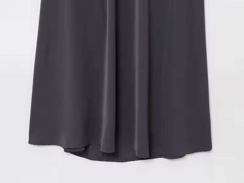 ABITO SEMI-LUNGO CON SPALLINE