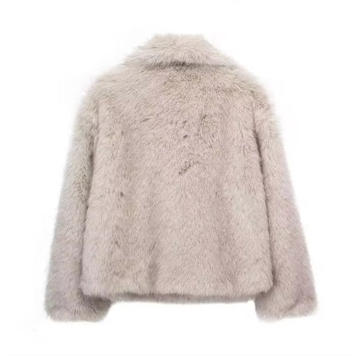 VESTE EFFET FOURRURE