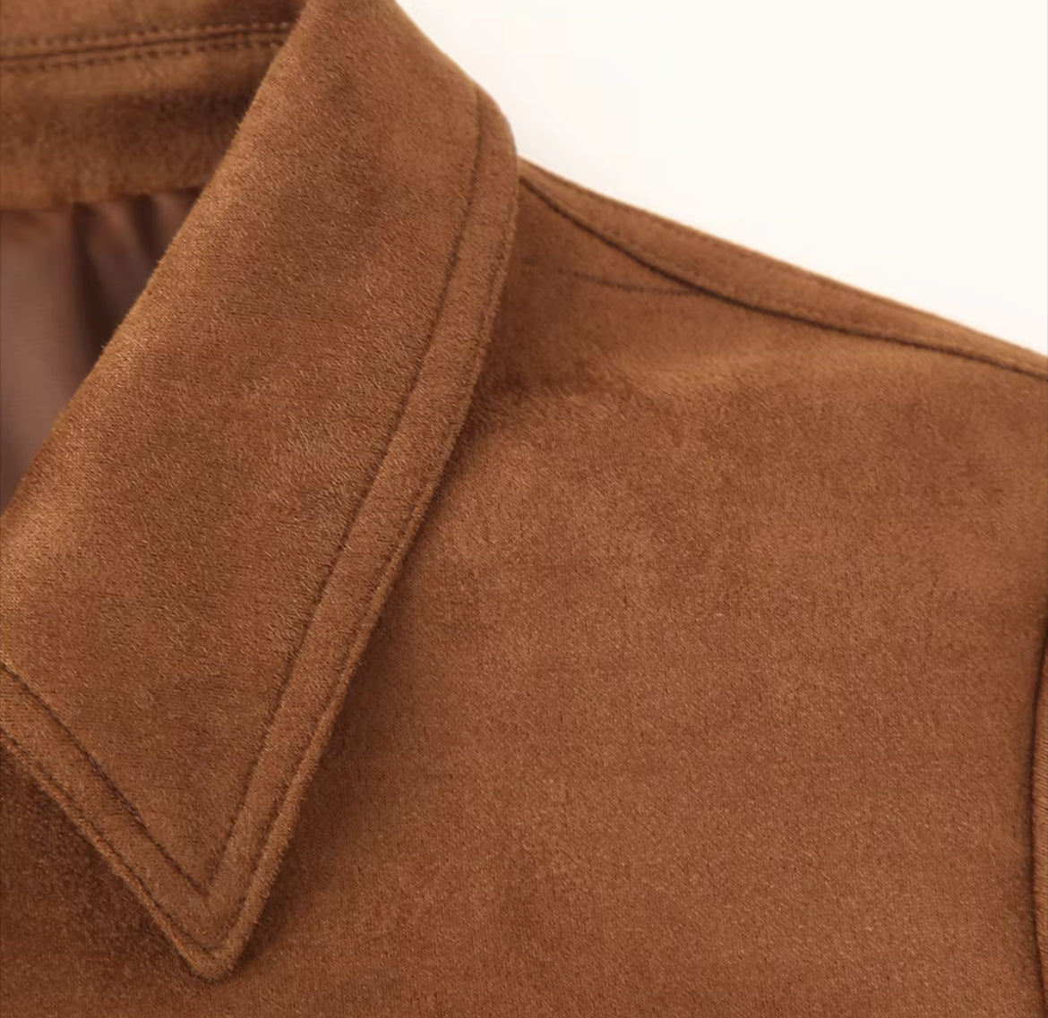 GIACCA IN PELLE SCAMOSCIATA PU
