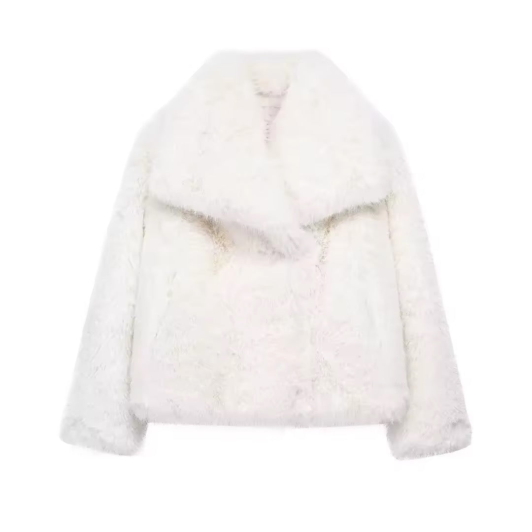 VESTE EFFET FOURRURE