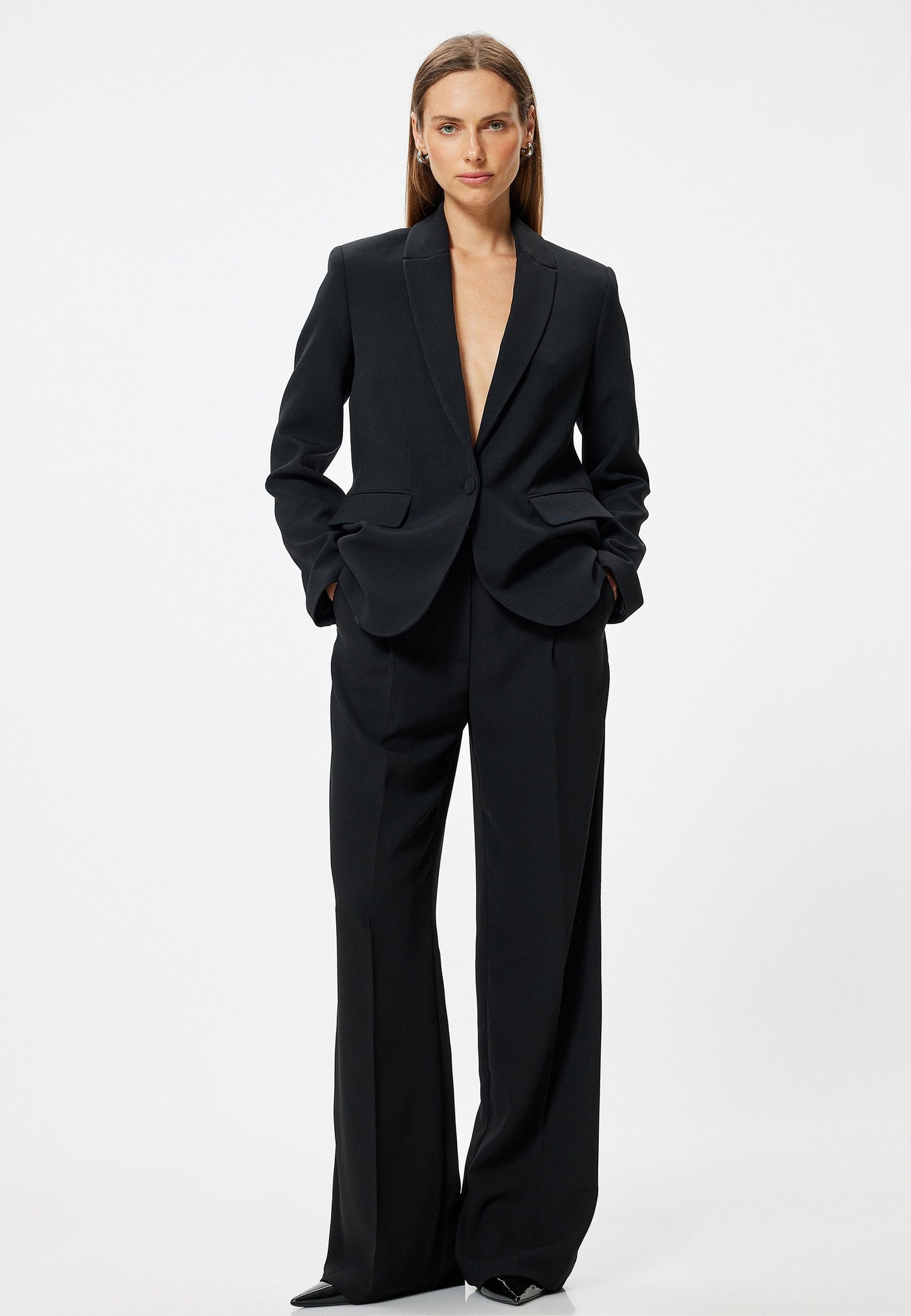 BLAZER AJUSTÉ DOUBLE BOUTONNAGE