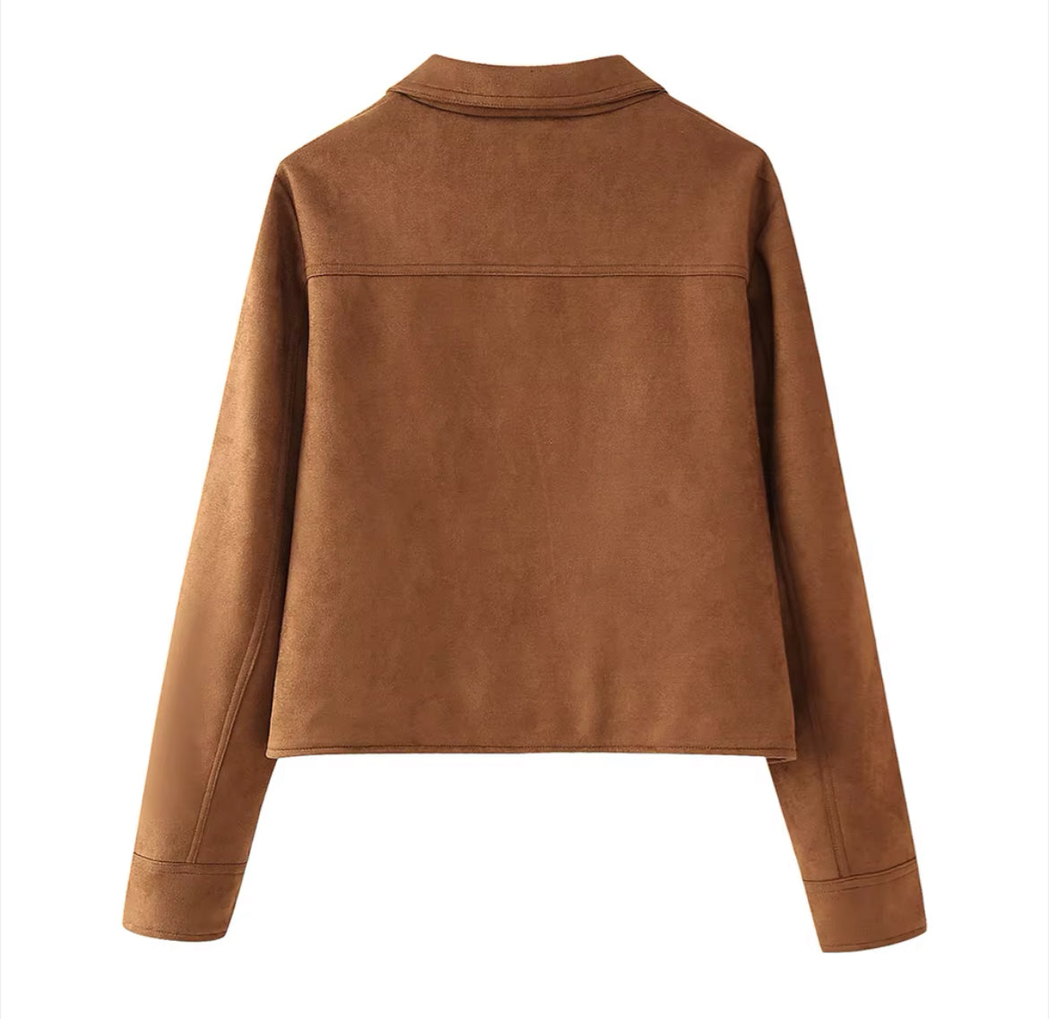GIACCA IN PELLE SCAMOSCIATA PU