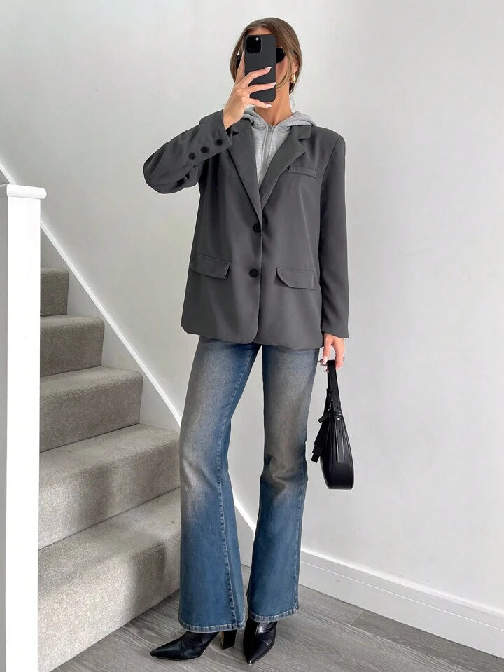 BLAZER CON CAPPUCCIO E ZIP