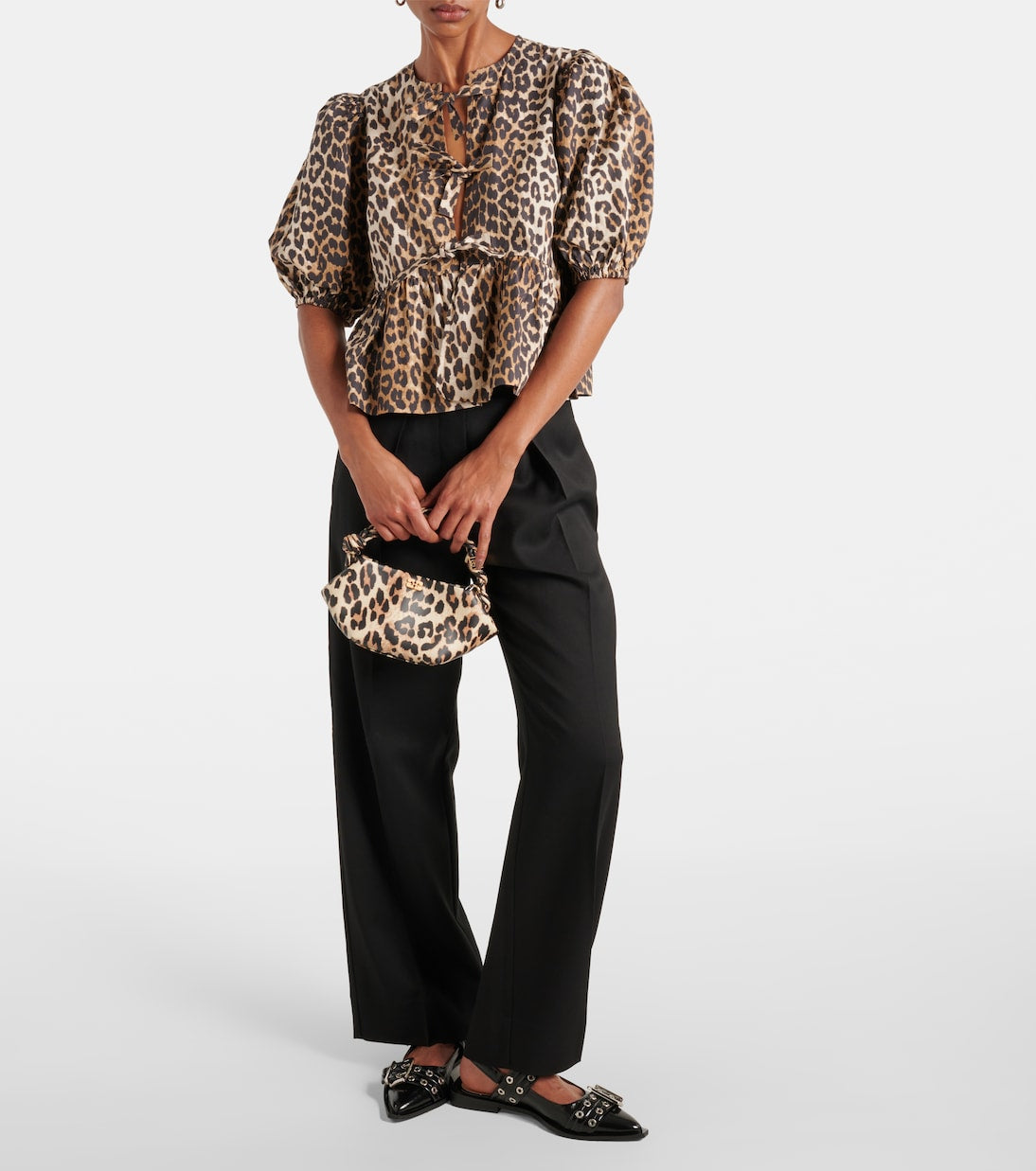 Chemise imprimée léopard • Femme