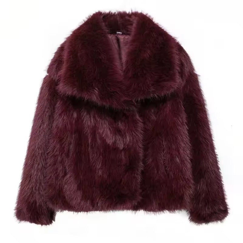 VESTE EFFET FOURRURE
