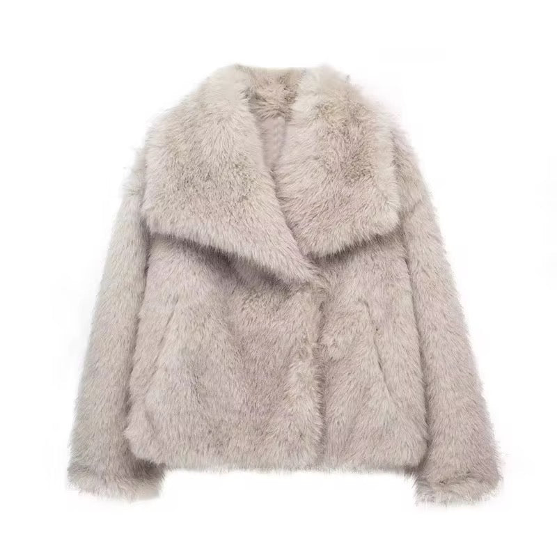 VESTE EFFET FOURRURE