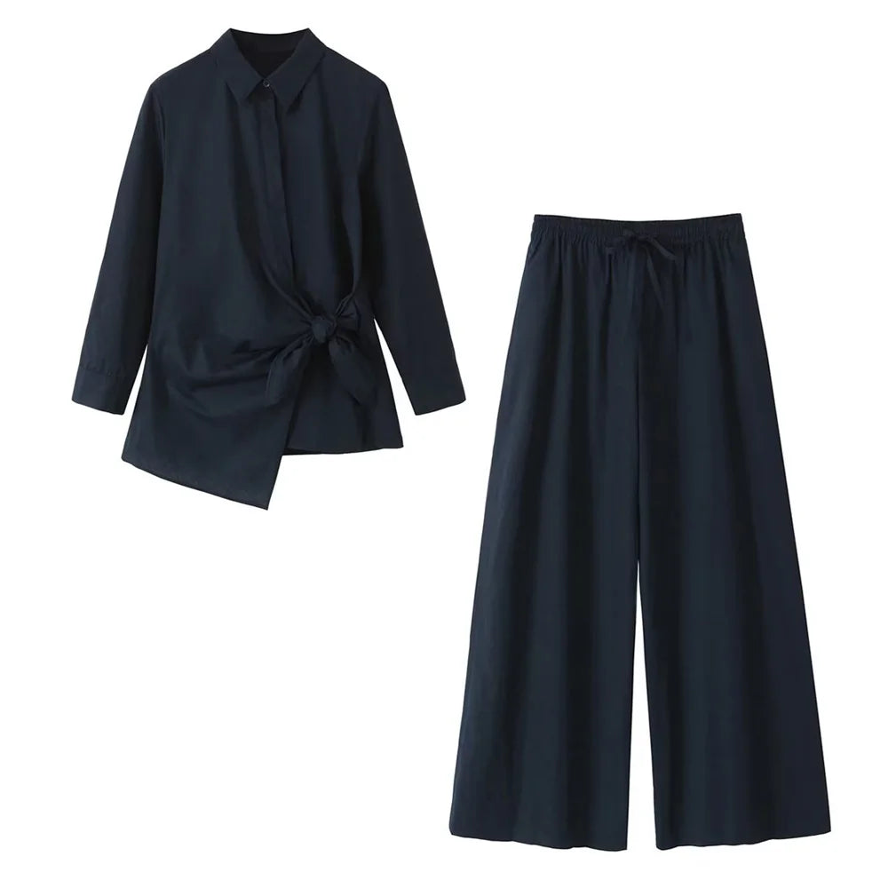 ENSEMBLE CHEMISIER PANTALON