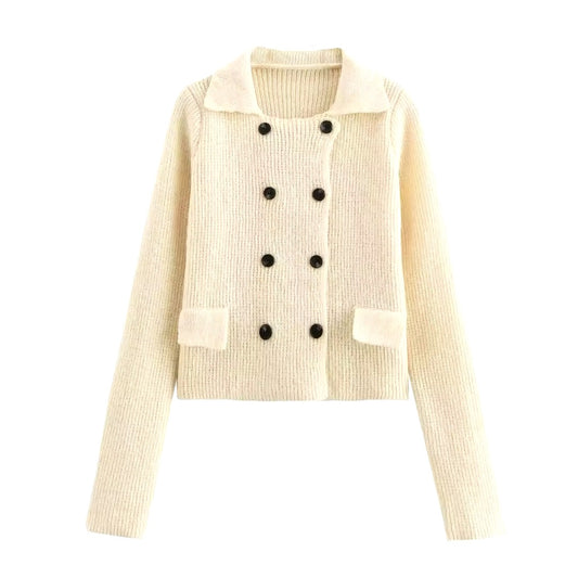 Cardigan elegante incrociato • Donna