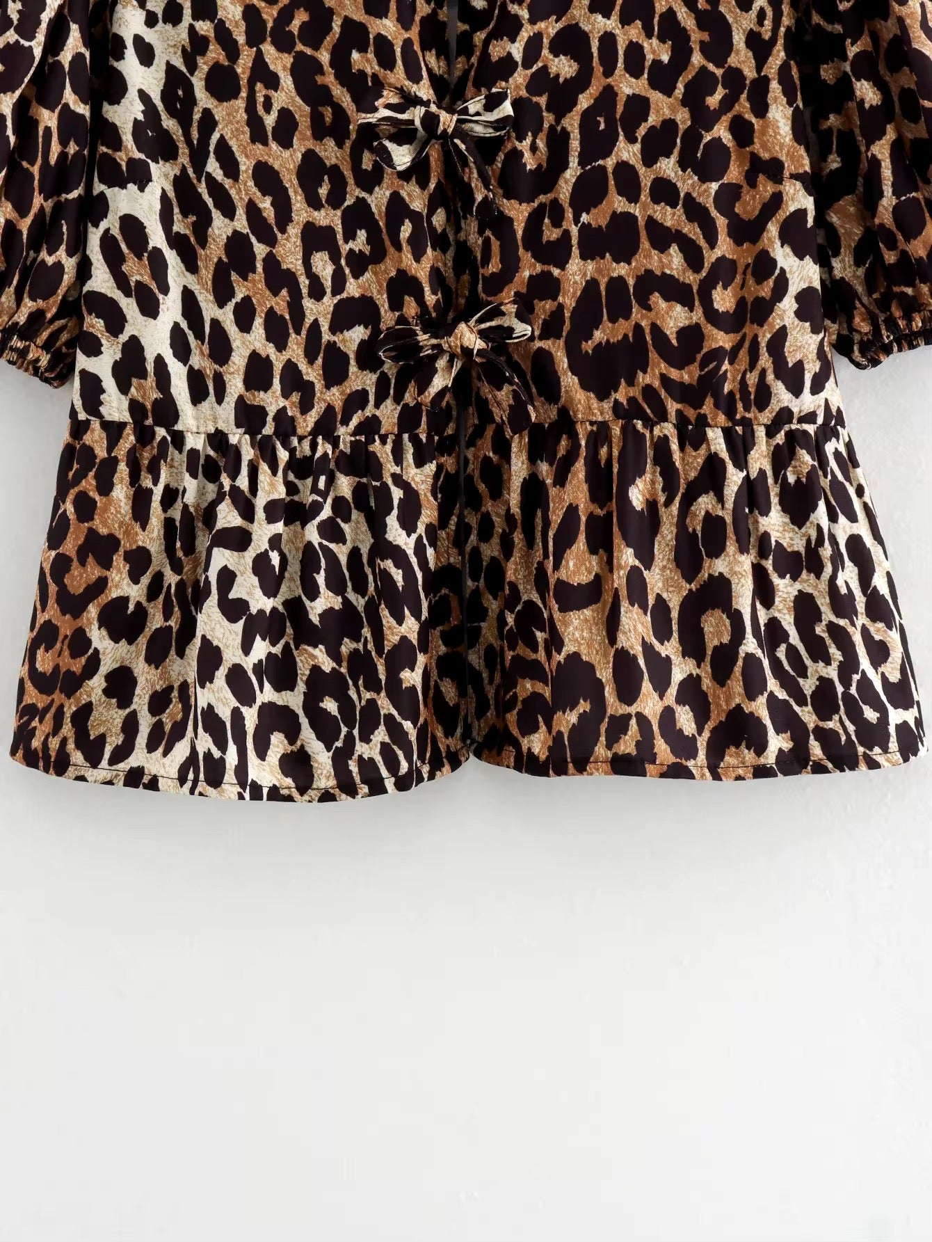 Camicia con stampa leopardata • Donna