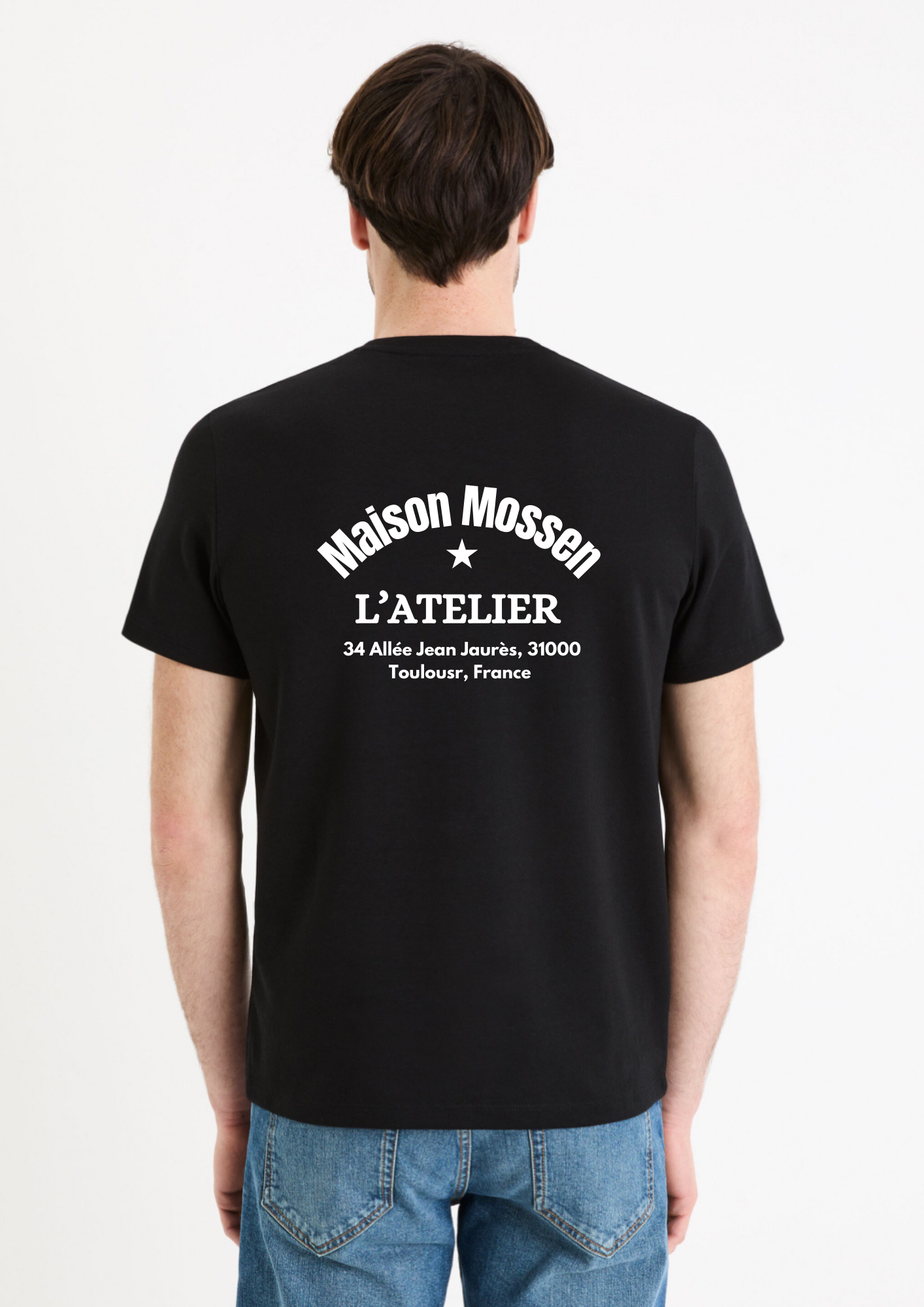 T-shirt Maison Mossen - realizzata in laboratorio