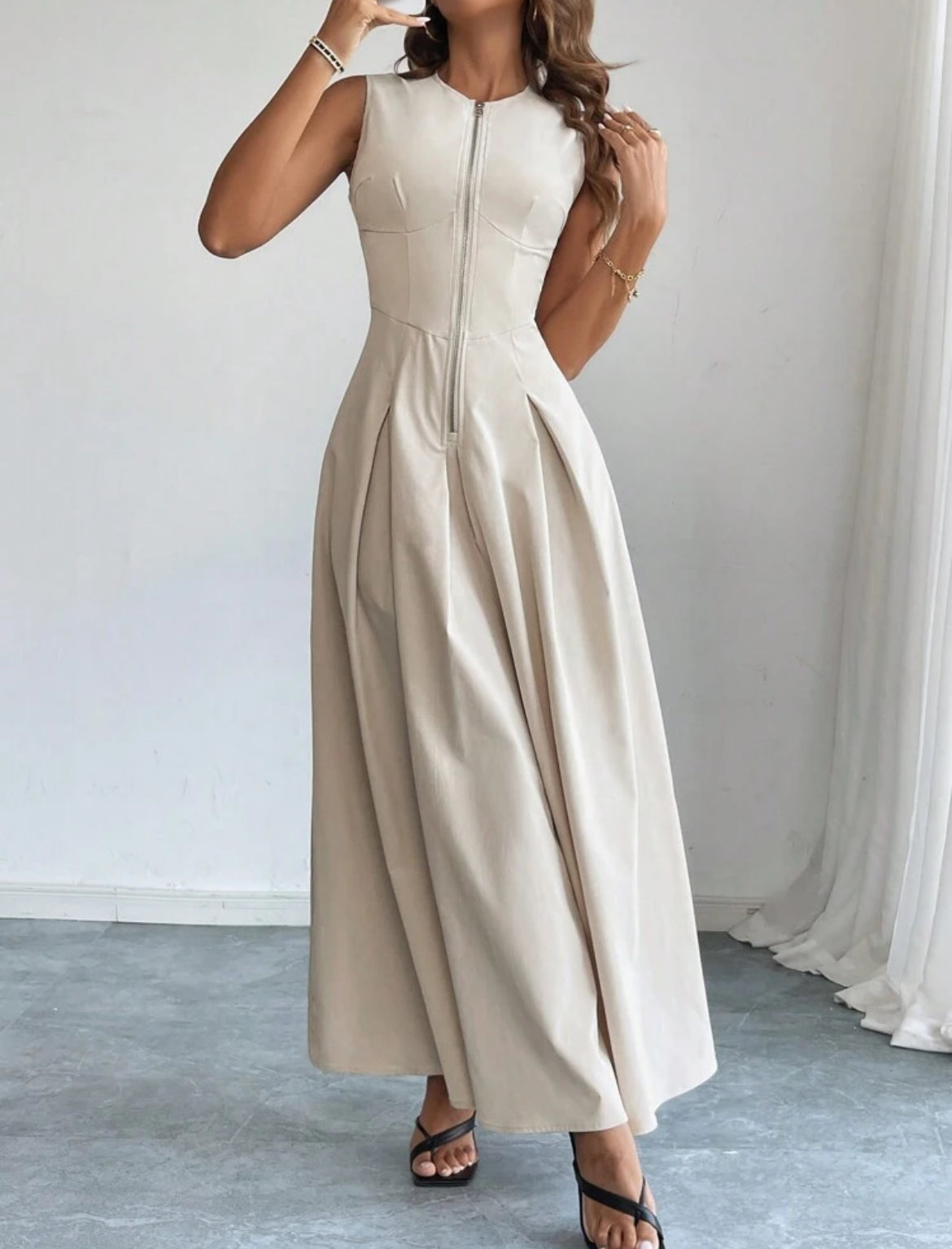 ROBE LONGUE ZIPPÉE