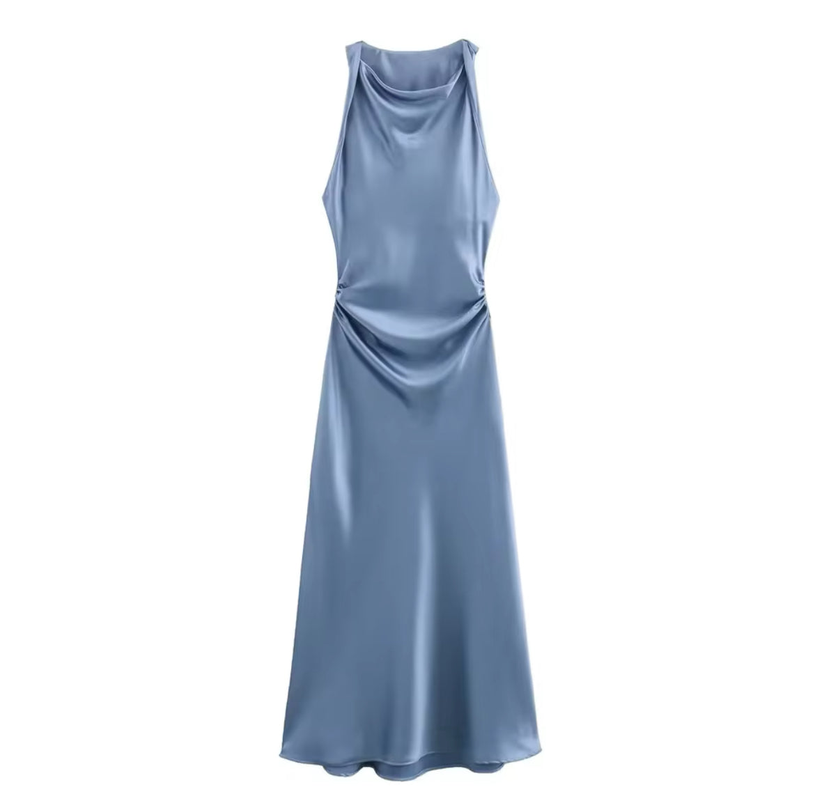 ROBE LONGUE EN SATIN