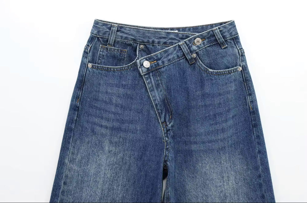 PANTALON À CEINTURE CROISÉE