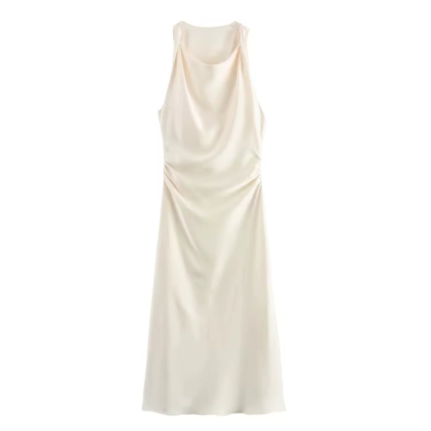 ROBE LONGUE EN SATIN