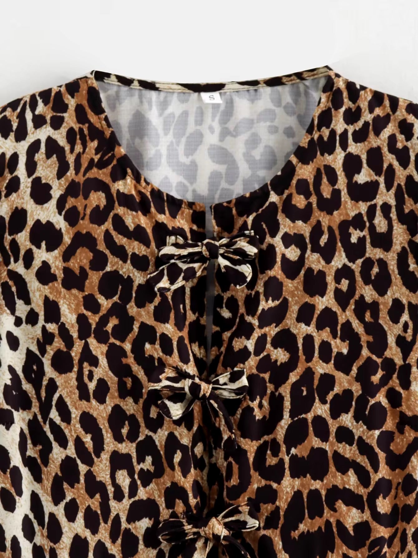 Camicia con stampa leopardata • Donna