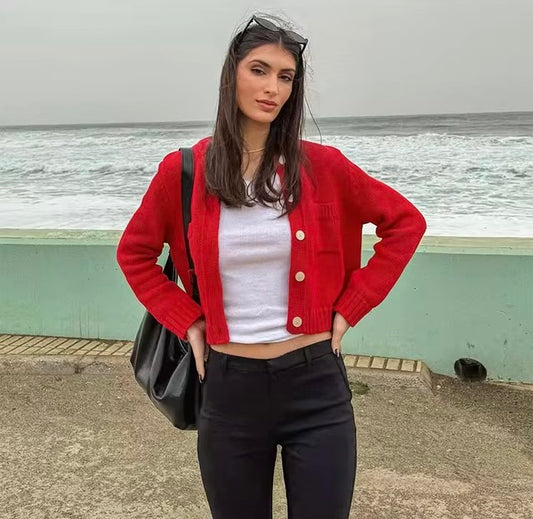 GIACCA IN MAGLIA CON BOTTONI