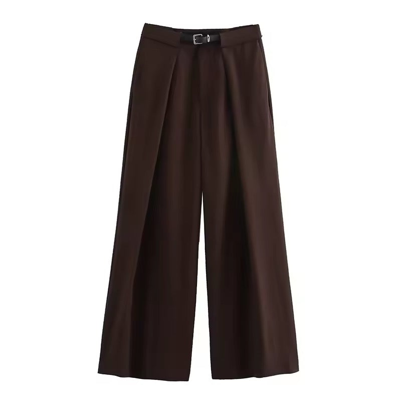 Pantaloni oversize con cintura • Donna