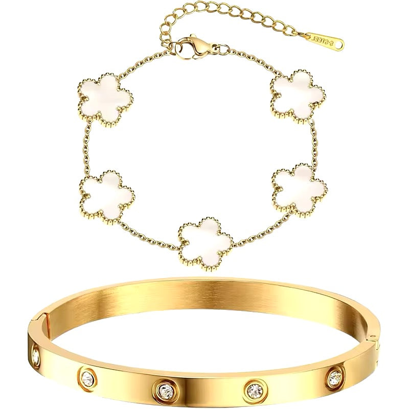 Bracciale in acciaio inossidabile • Donna