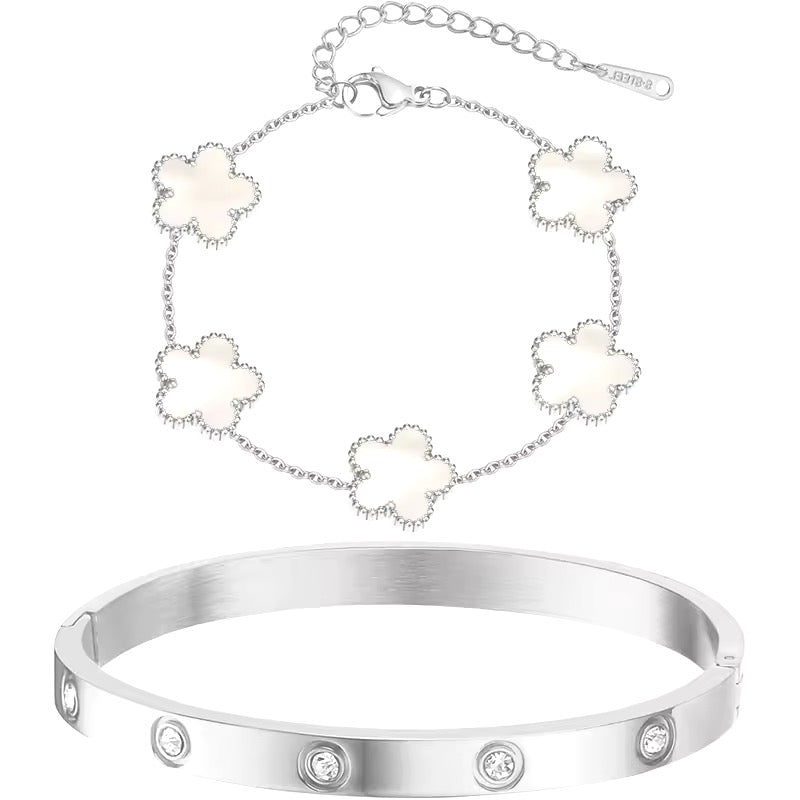 Bracciale in acciaio inossidabile • Donna