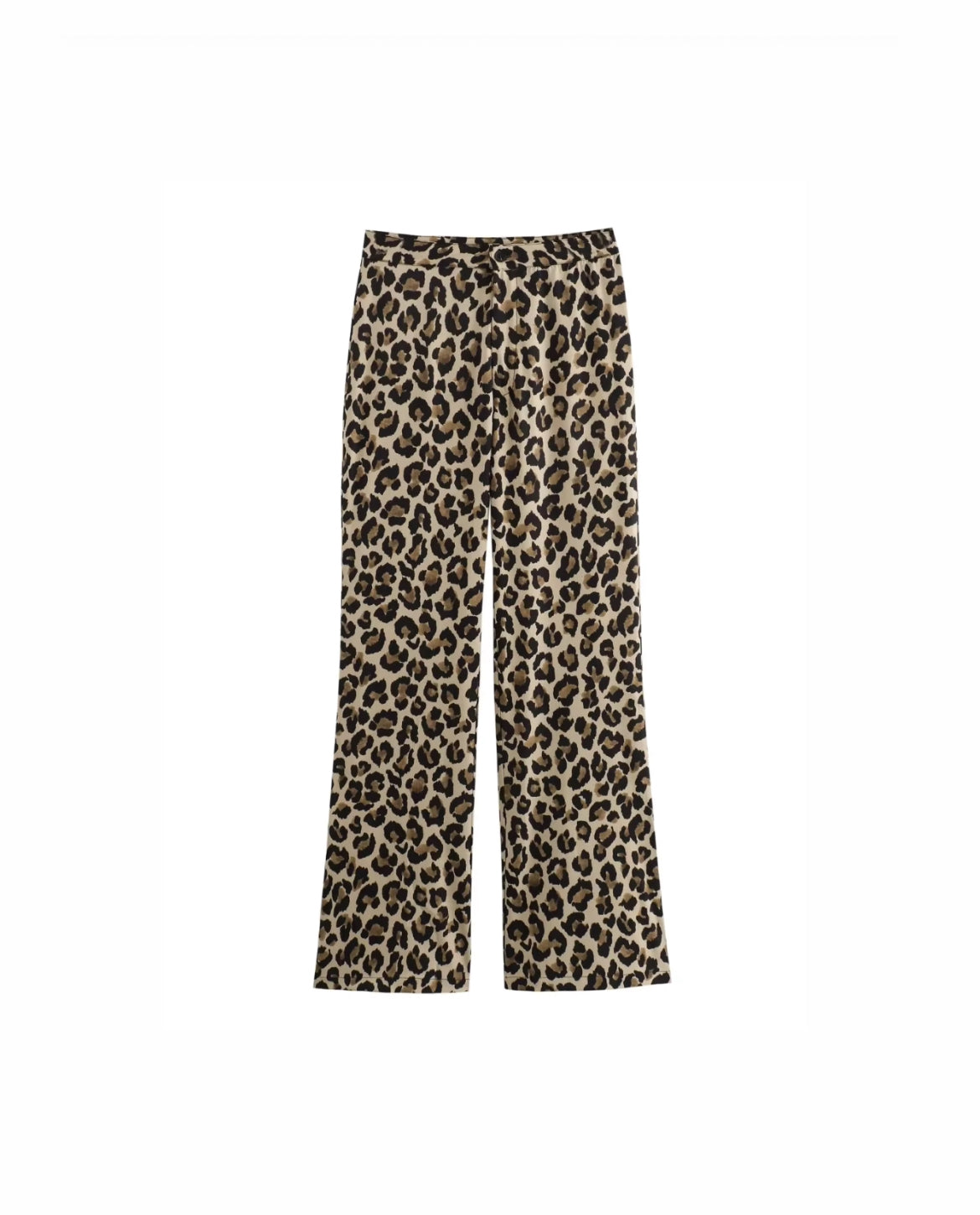 Pantaloni con stampa leopardata • Donna