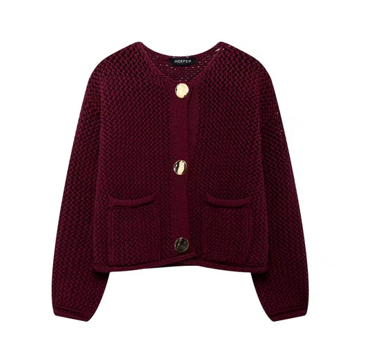 Cardigan in maglia • Donna