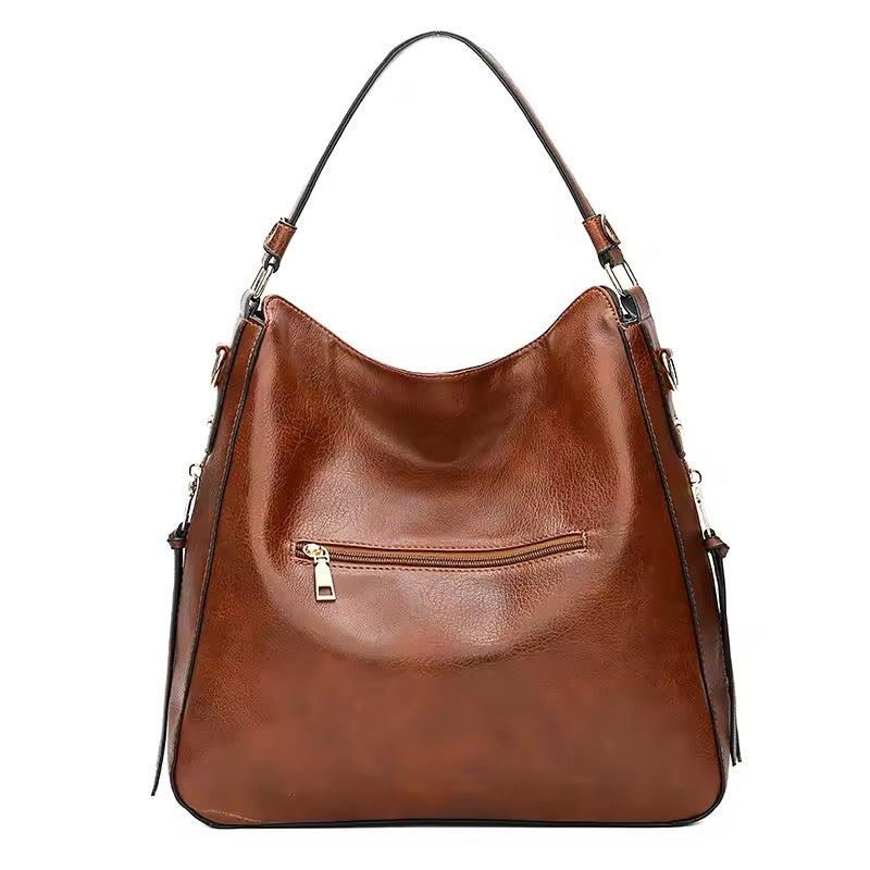 Maison Mossen Vintage PU Leather Handbag • Women