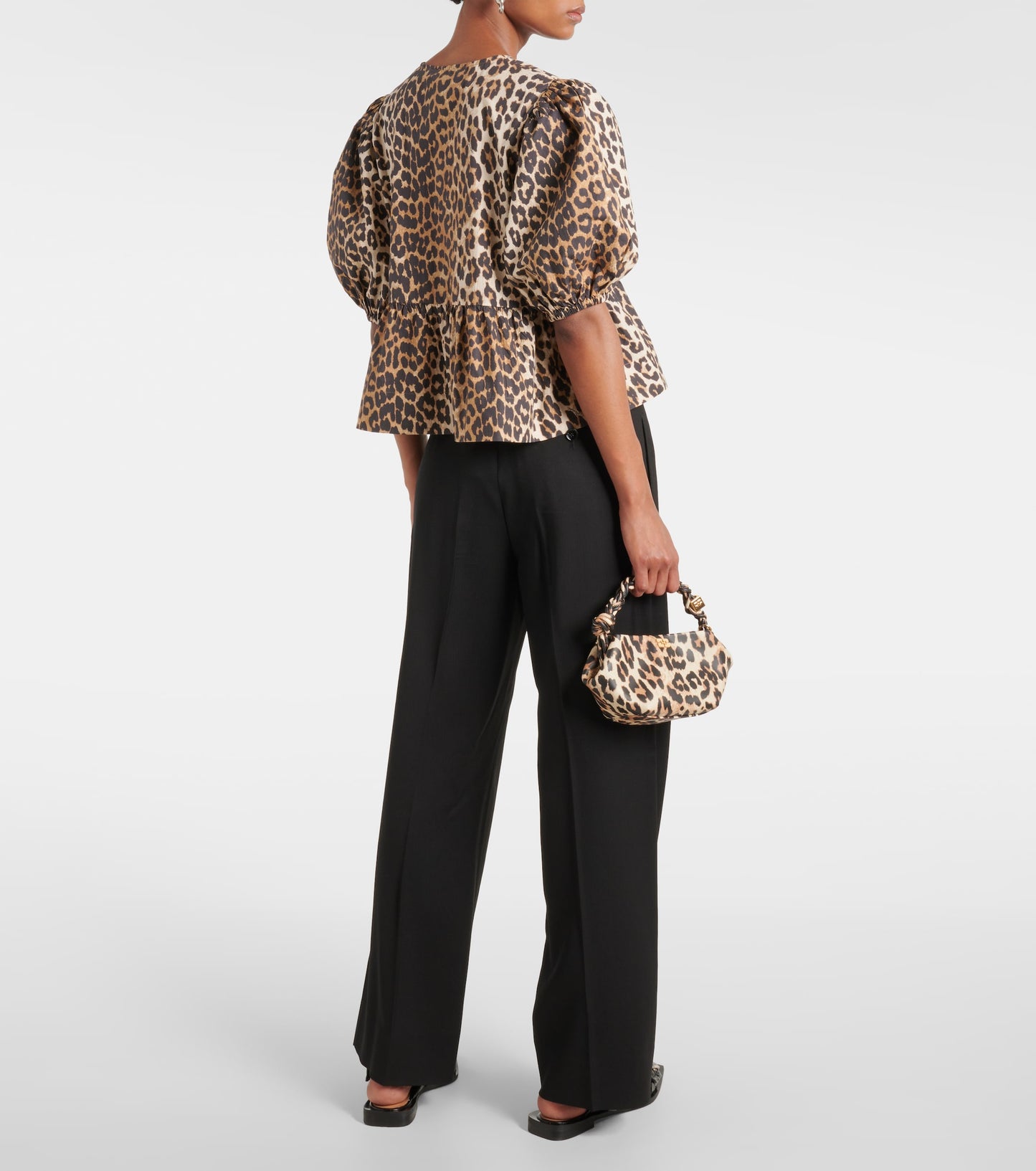 Chemise imprimée léopard • Femme