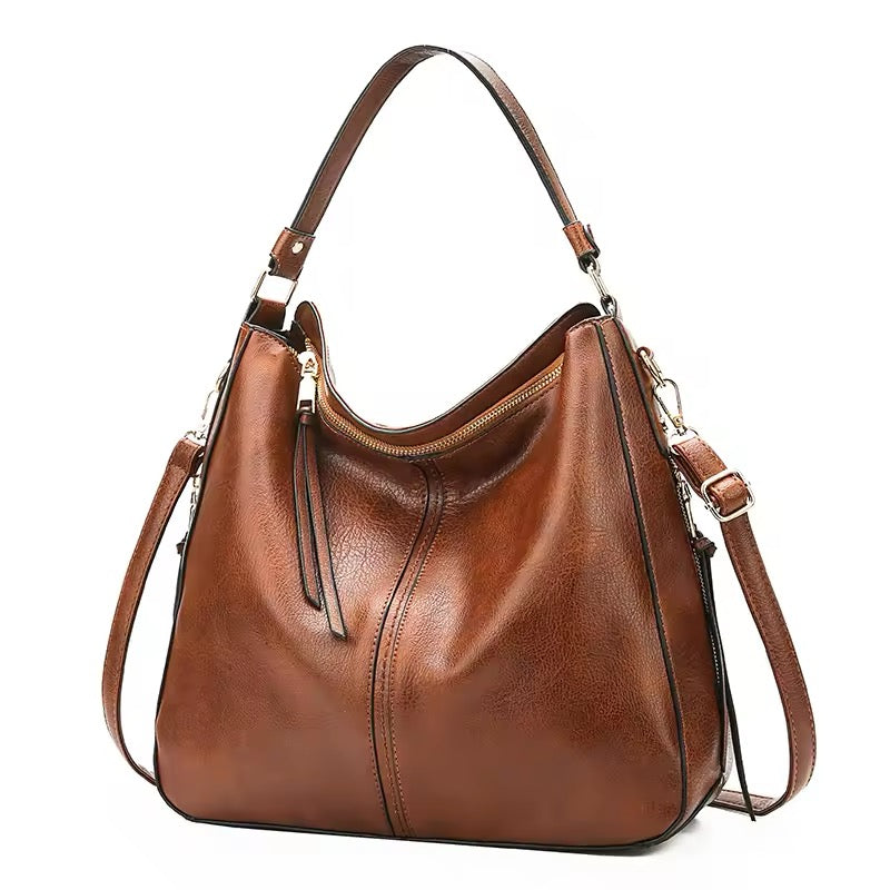 Maison Mossen Vintage PU Leather Handbag • Women