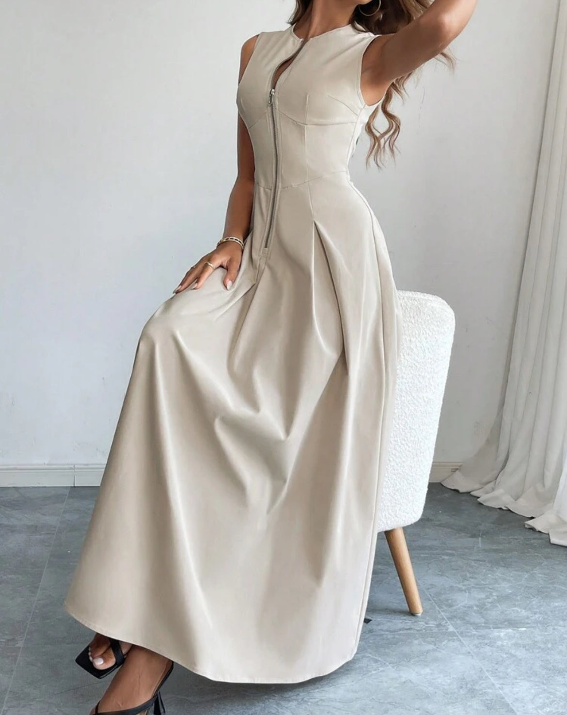 ROBE LONGUE ZIPPÉE