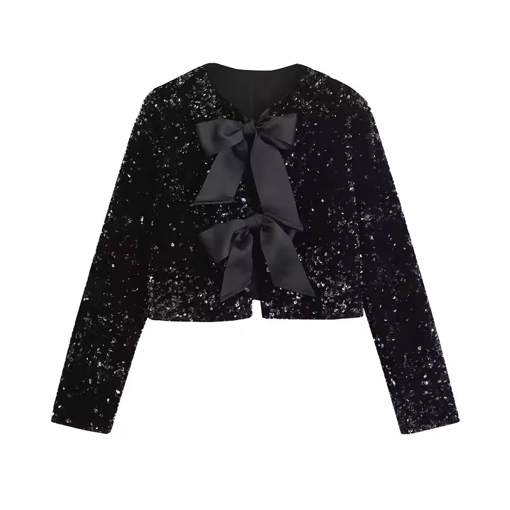 Short sequined jacket • Women