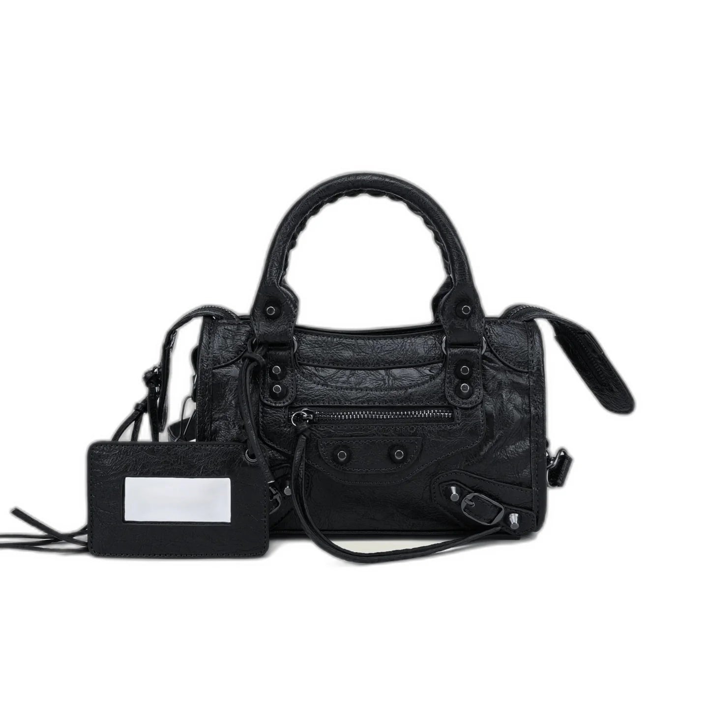 Maison Mossen PU Leather Handbag