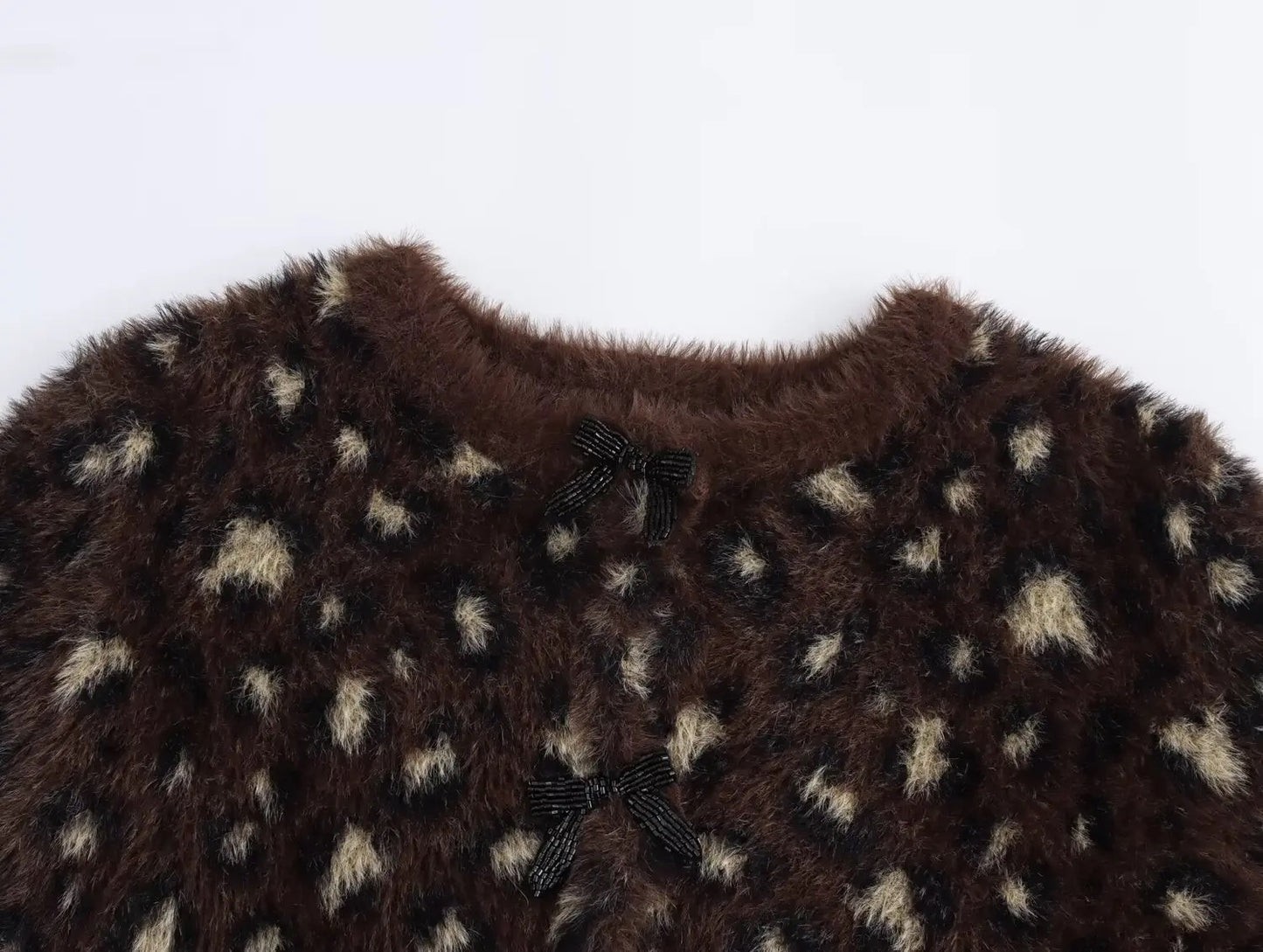 Giacca animalier effetto pelliccia • Donna