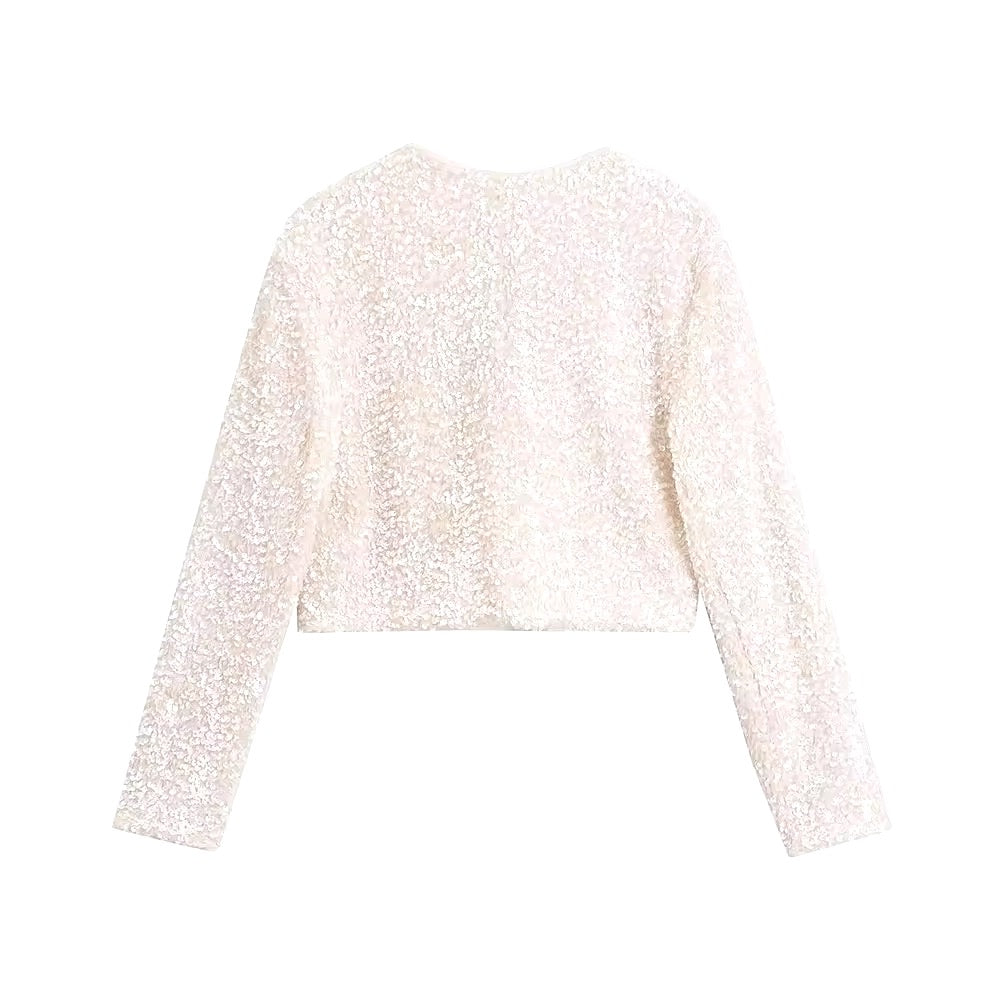 Short sequined jacket • Women