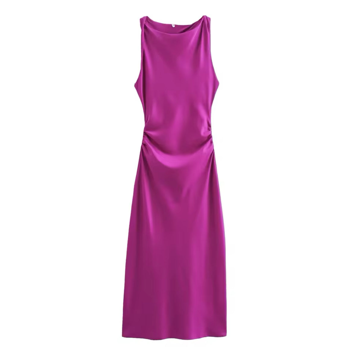 ROBE LONGUE EN SATIN