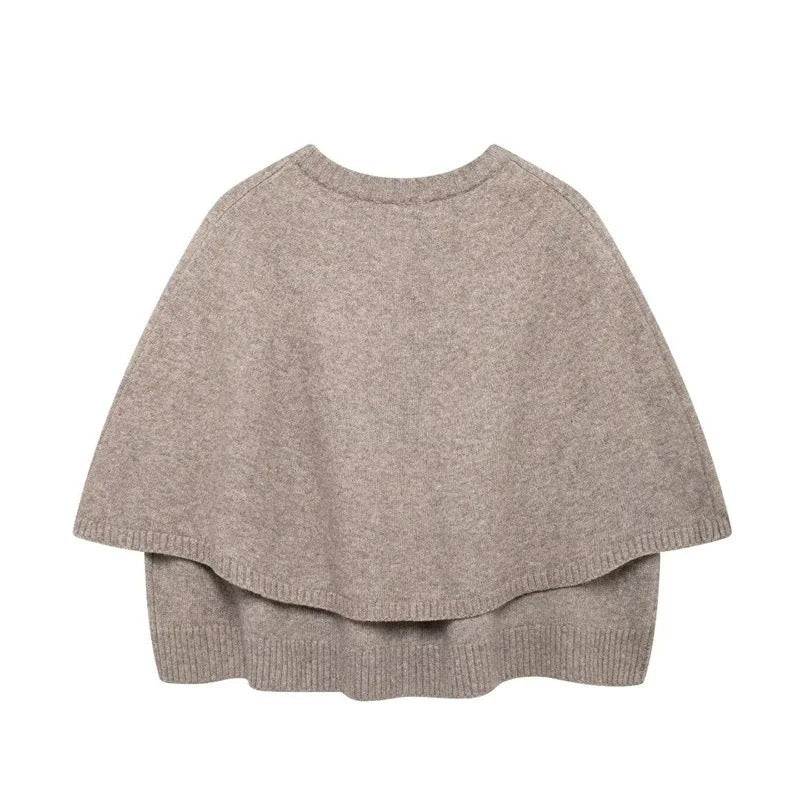 Poncho in maglia • Donna 