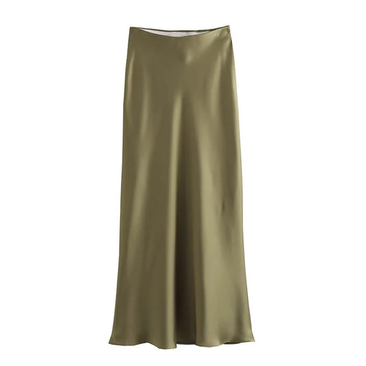 JUPE EN SATIN
