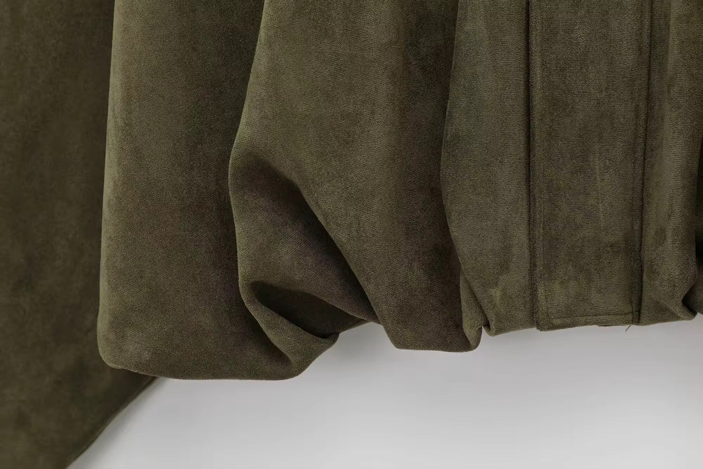 BLOUSON AMPLE EFFET DAIM