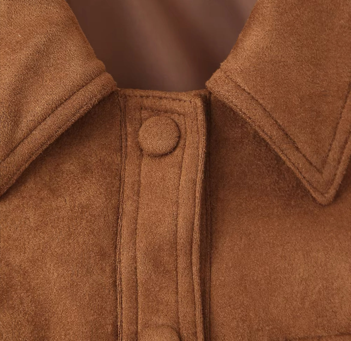 GIACCA IN PELLE SCAMOSCIATA PU