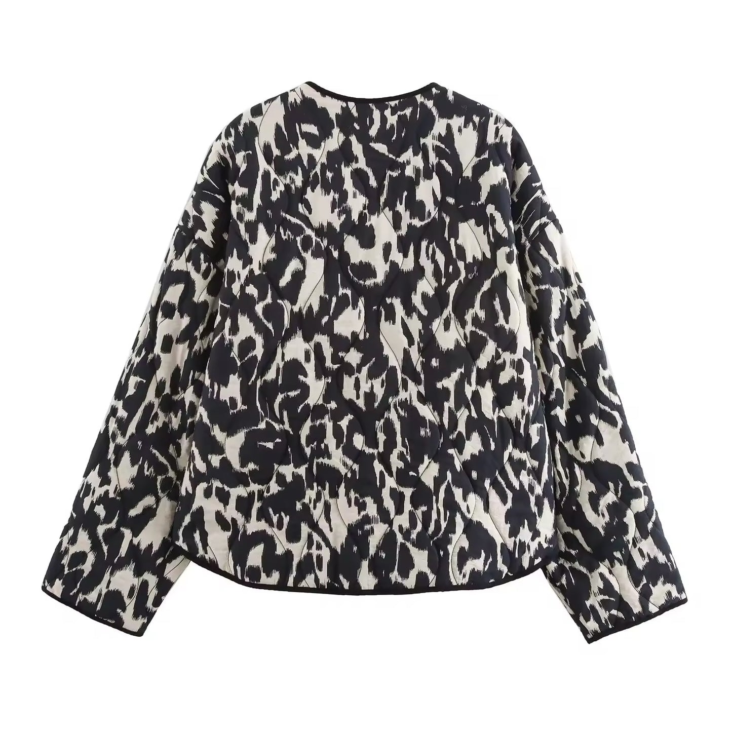 VESTE REMBOURRÉE IMPRIMÉE