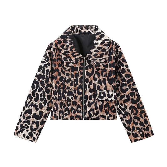 Giacca leopardata • Donna