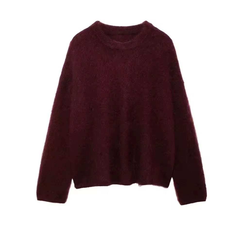 Maglione lavorato a maglia oversize 