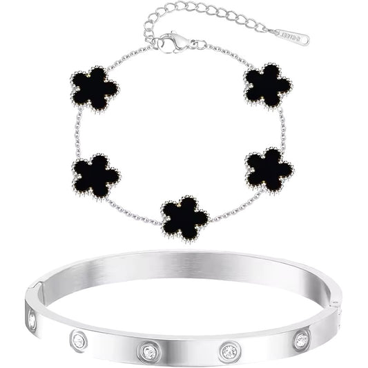 Bracciale in acciaio inossidabile • Donna