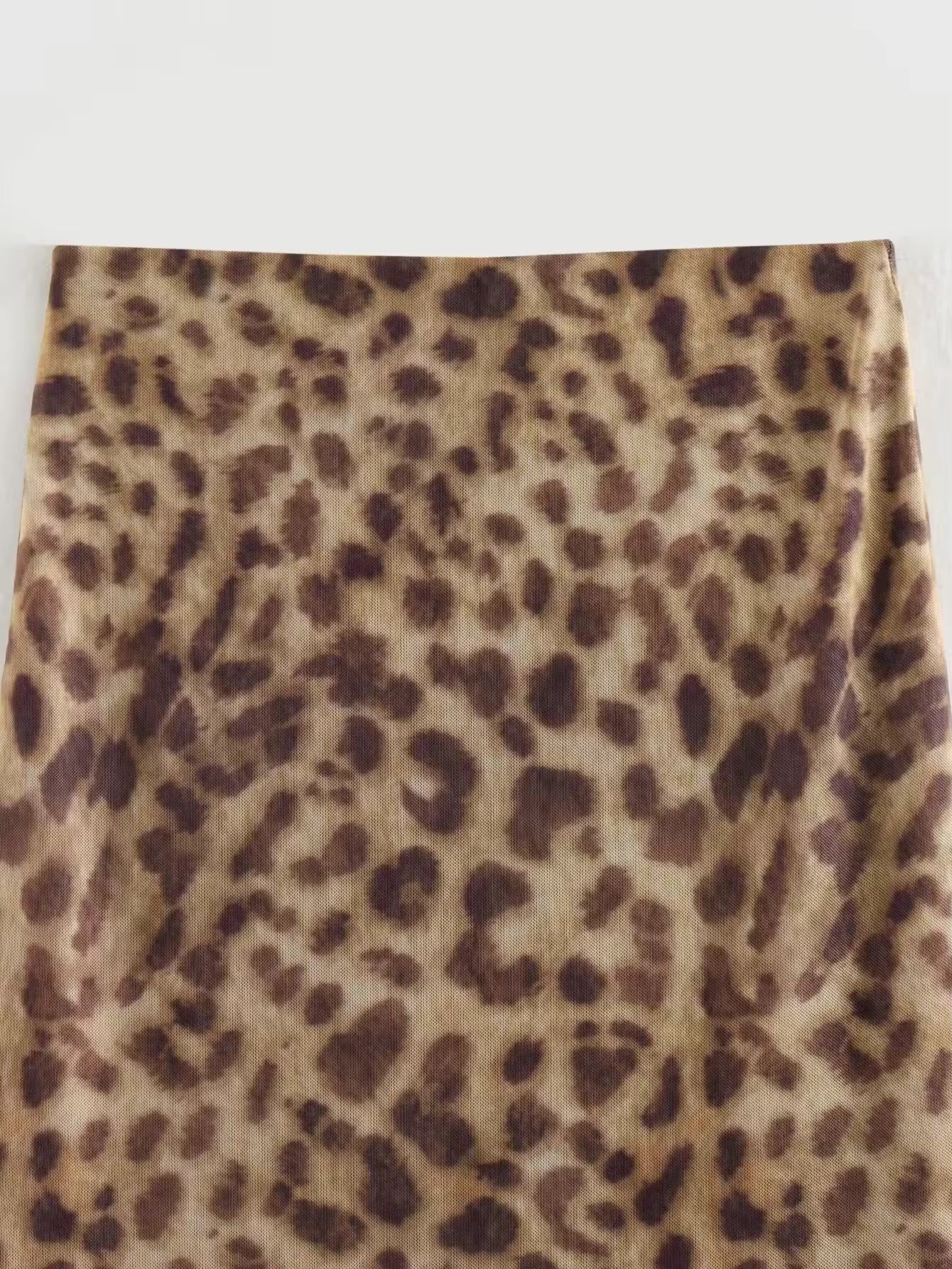 Gonna con stampa leopardata • Donna